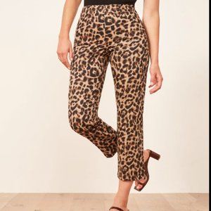 Reformation Marlon Cheetah Pants